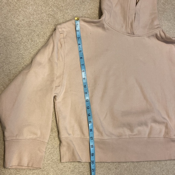 Zara Cropped Hoodie - Cream - Picture 2 of 4